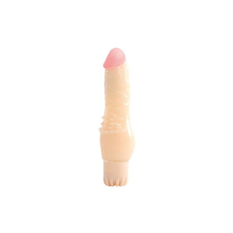 Żelowy naturalny penis wibrator z żyłkami 20cm sex